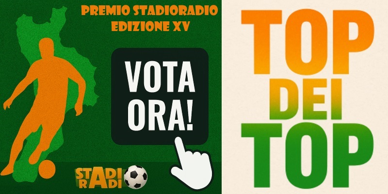 Premio StadioRadio. Il miglior giocatore della stagione lo scegli tu!