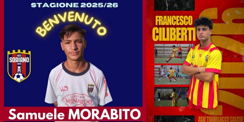 Soriano una novità. Trebisacce una conferma