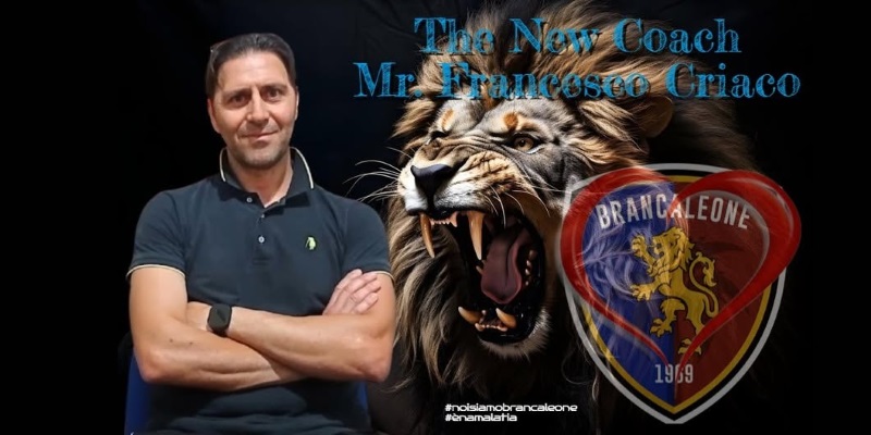 Dopo l'anticipazione ora è ufficiale. Francesco Criaco nuovo allenatore del Brancaleone (video)