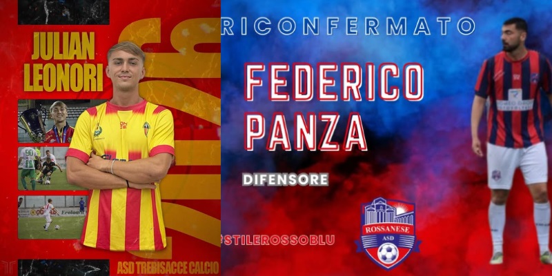 Trebisacce e Rossanese con due conferme