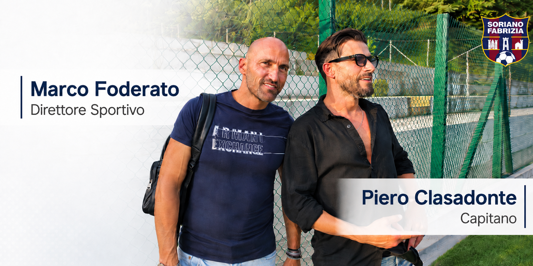Soriano, Clasadonte verso la decima stagione: torna Fioretti colpo De Marco