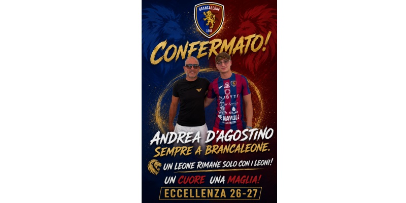 D'Agostino confermato al Brancaleone